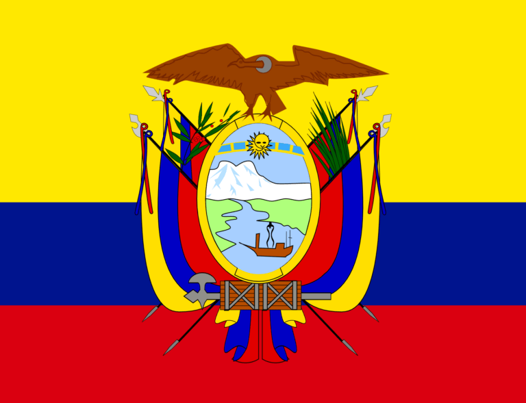 Ecuador-Flagge